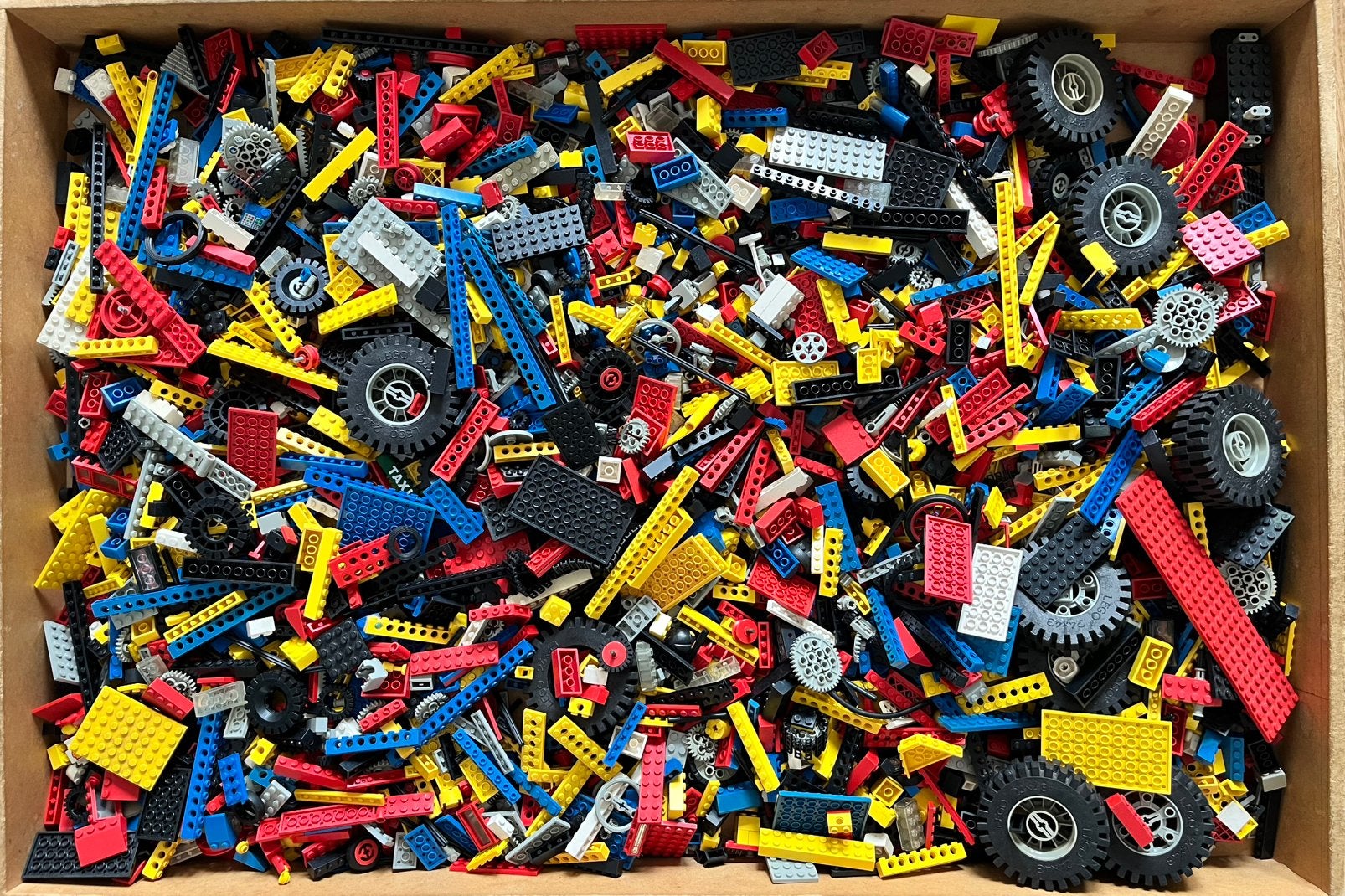 Grote partij oud Lego Technic 6 kilo, Gebruikt, Lego, Ophalen of Verzenden, Technic
