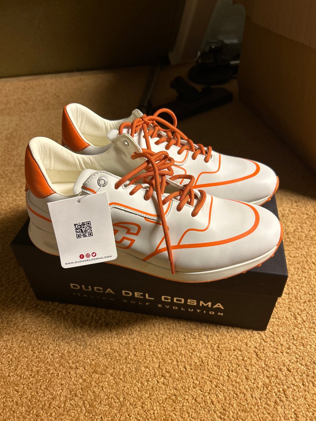 Nieuwe Duca del Cosma golfschoenen heren maat 43, Overige merken, ., Schoenen, Nieuw