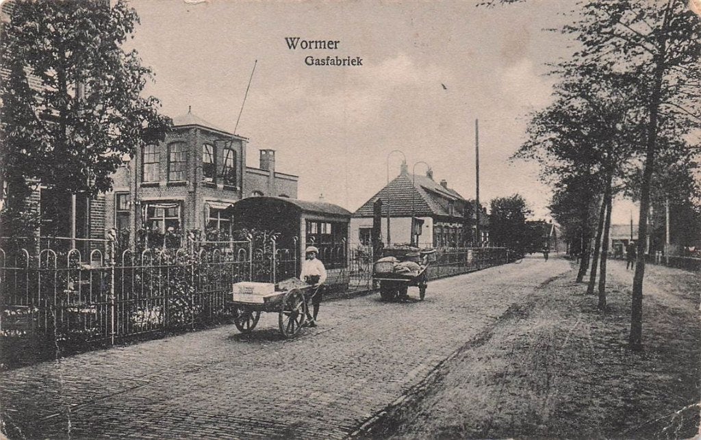 703-386-051 Wormer Gasfabriek, Verzamelen, Verzenden, Voor 1920, Noord-Holland