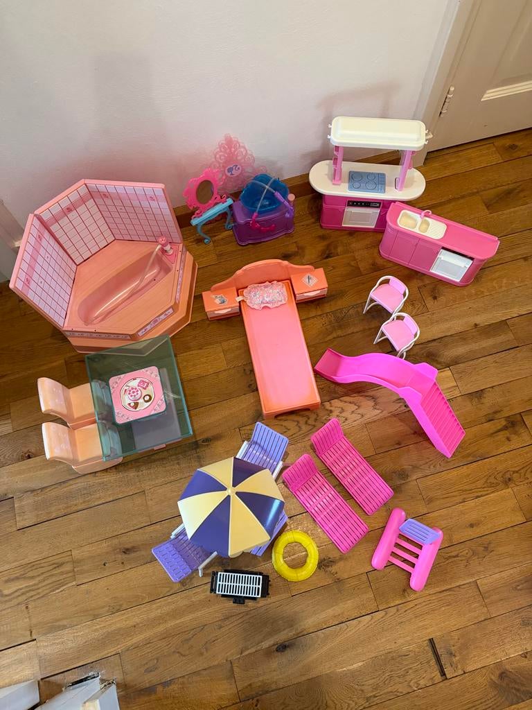 Barbie huis spullen, Kinderen en Baby's, Speelgoed | Poppenhuizen, Ophalen of Verzenden, Gebruikt, Toebehoren