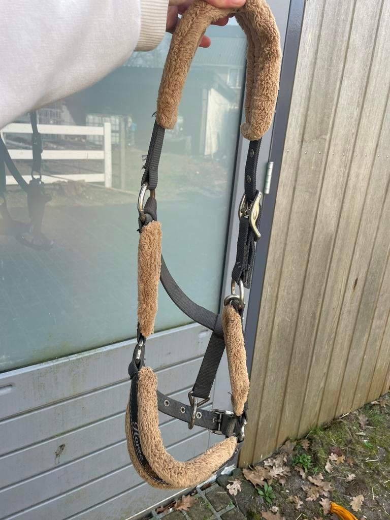 Halster met bont, Dieren en Toebehoren, Ophalen of Verzenden, Zo goed als nieuw, Overige soorten