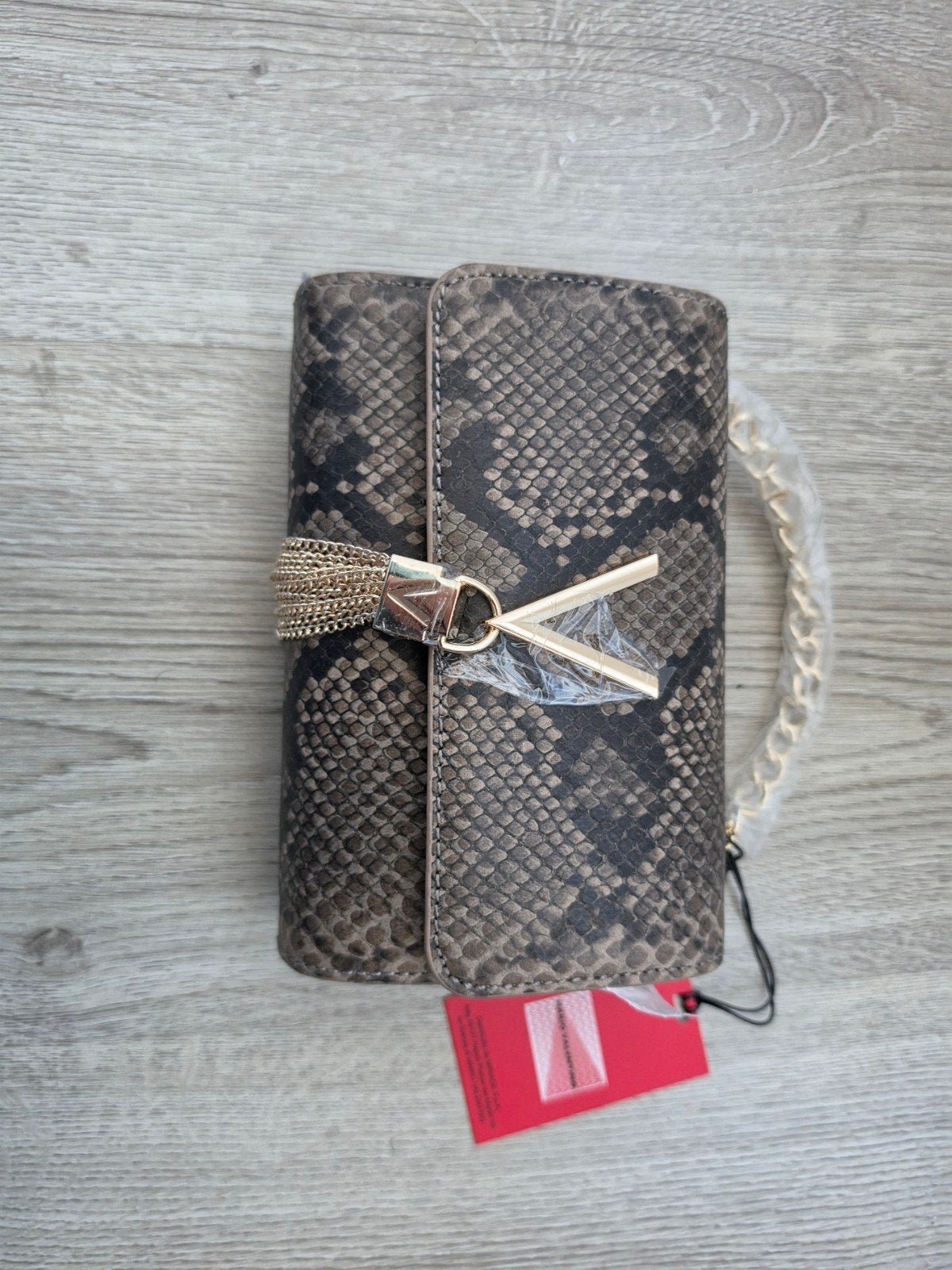 Valentino Divina Schoudertasje Slangenprint Nieuw, Sieraden, Tassen en Uiterlijk, Ophalen of Verzenden, Nieuw, Overige kleuren