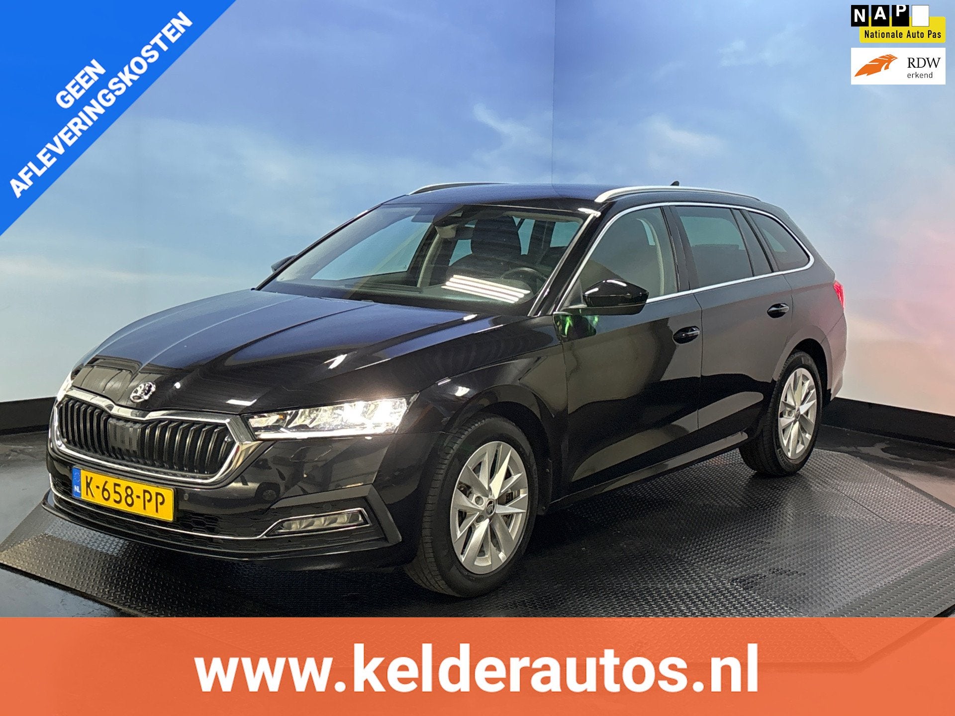 Skoda Octavia Combi 1.0 e-TSI Business Edition Plus Automaat, Stof, Gebruikt, Euro 6, Hybride Elektrisch/Benzine