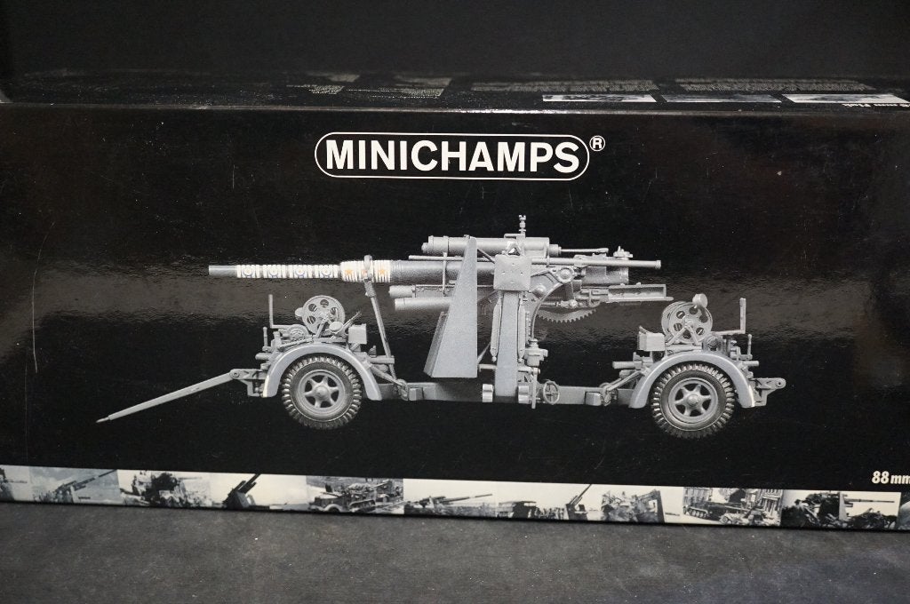 Minichamps Duits Flak kanon 88 mm - 1/35 - TOP, Ophalen of Verzenden, Duitsland, Miniatuur of Beeldje