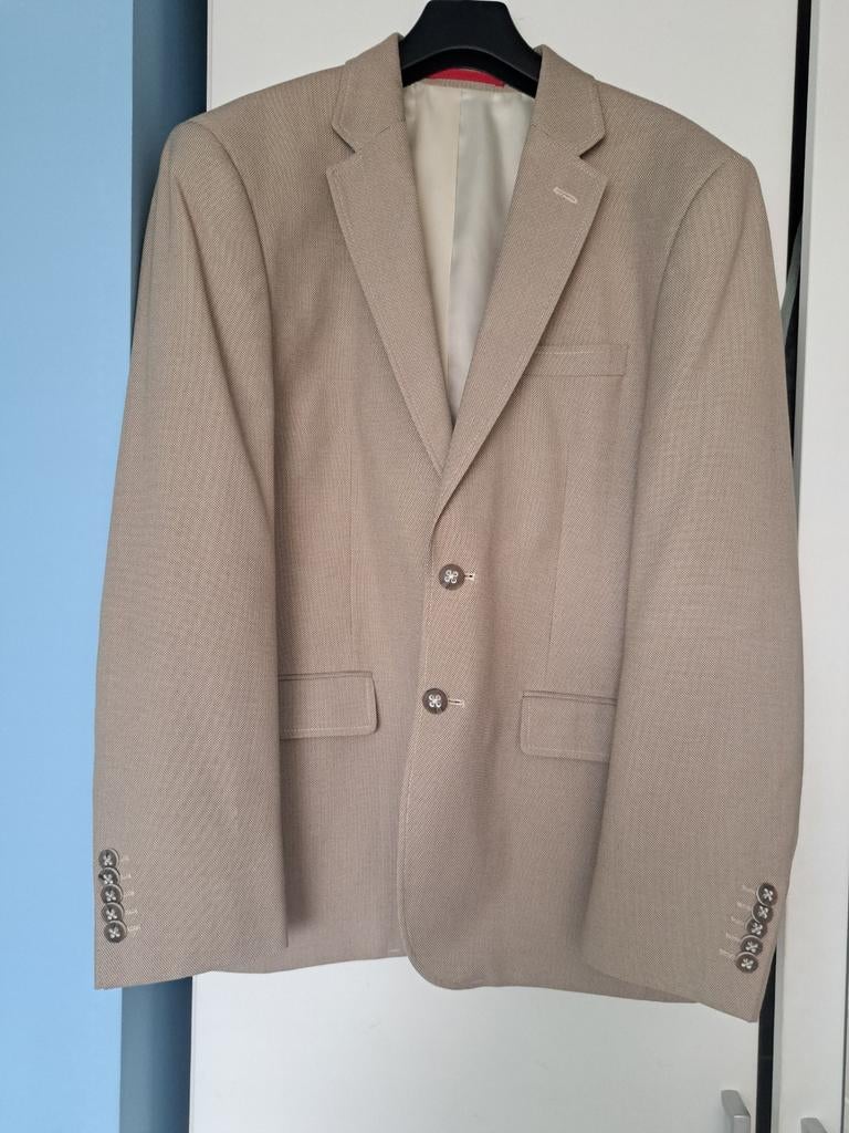 Cornalli casual colbert kolbert regular fit dubbel spit 50, Maat 48/50 (M), Beige, Ophalen of Verzenden, Zo goed als nieuw