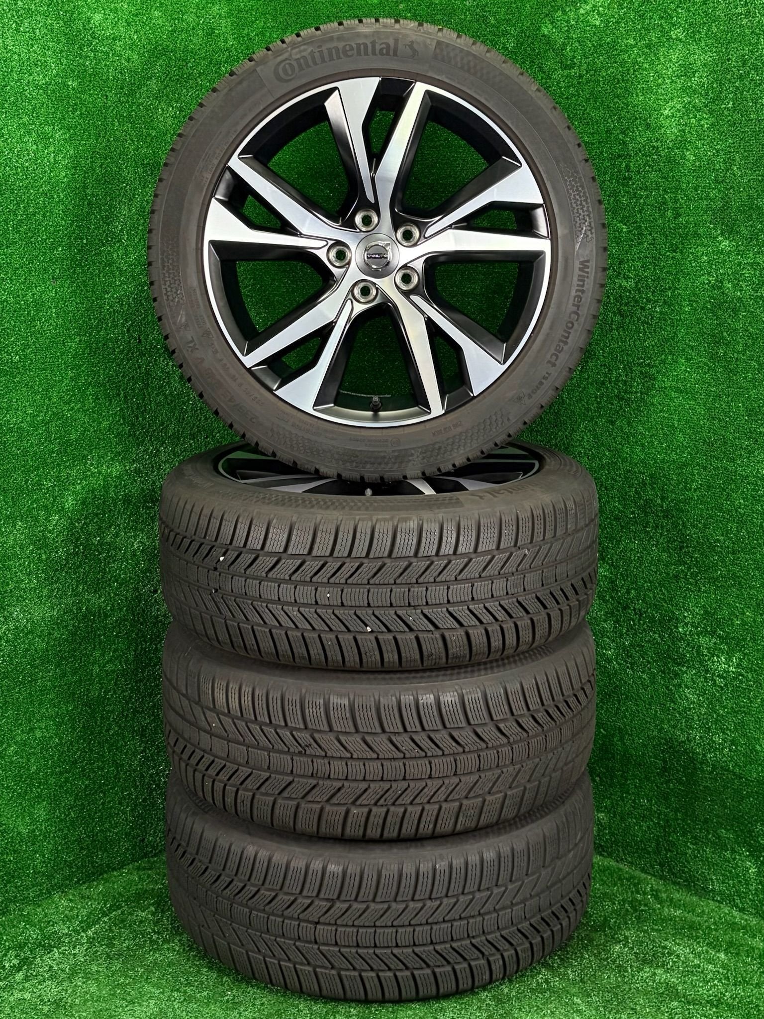 Orig. 18 inch Volvo R-Design velgen winterbanden V60 S60, Auto-onderdelen, Banden en Velgen, 18 inch, Gebruikt, -, -