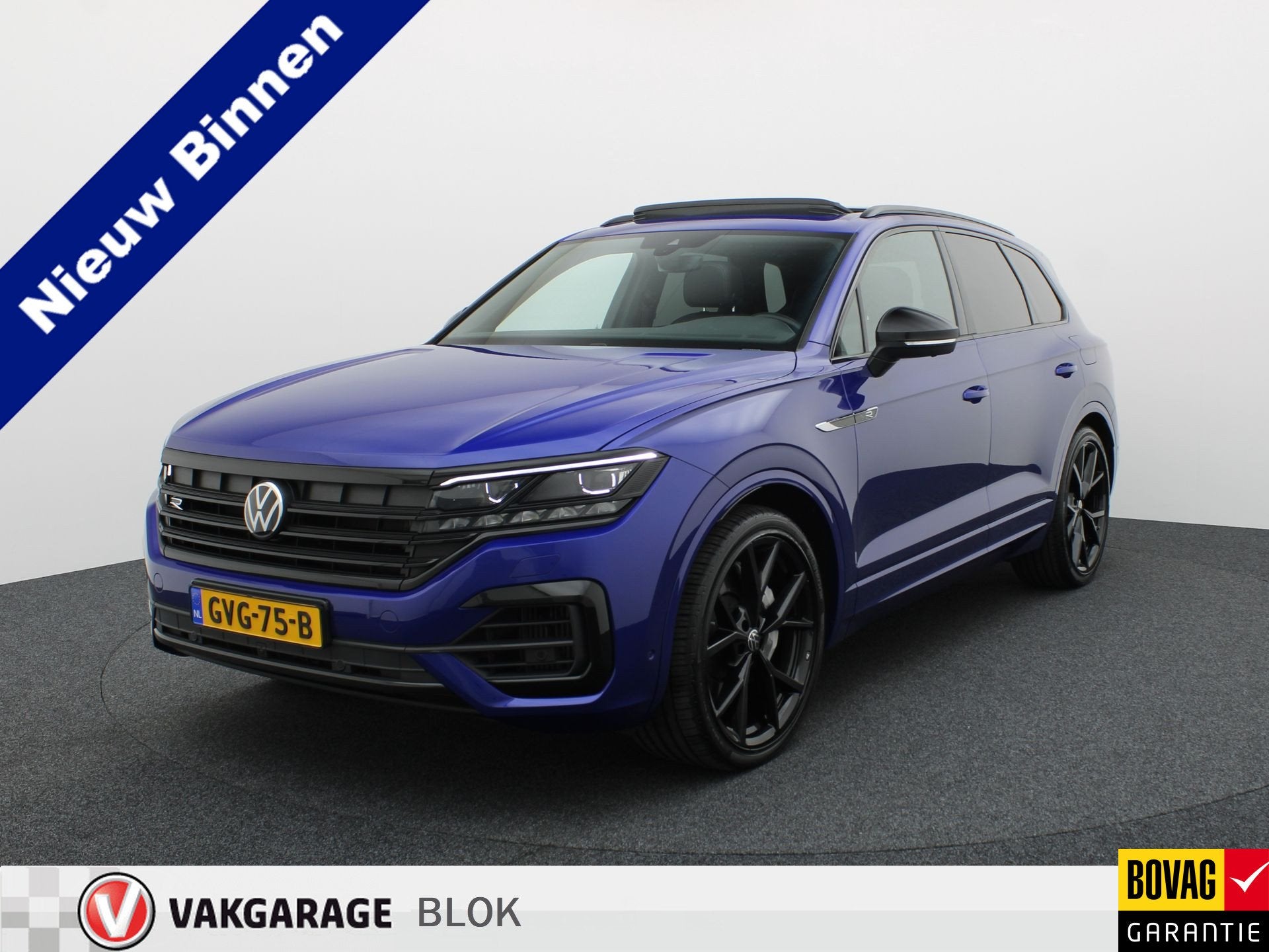 Volkswagen Touareg 3.0 TSi 4MOTION R | Panodak | Stoelkoelin, Automaat, Gebruikt, 2995 cc, Blauw