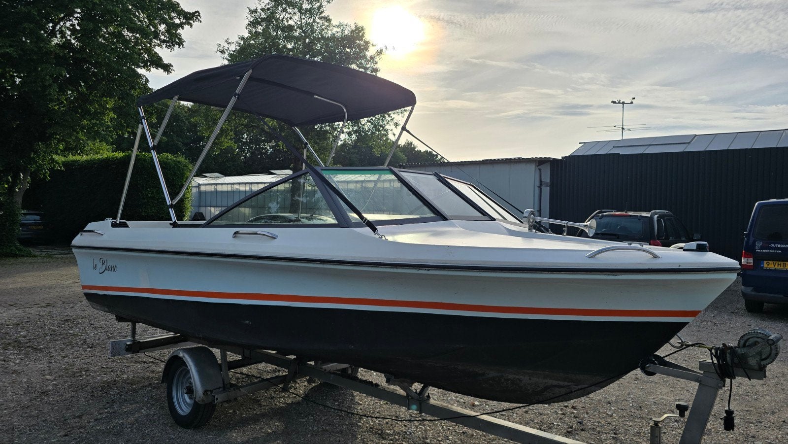 Leuke speedboot met nieuwe biminitop, Watersport en Boten, Speedboten, Gebruikt, Overige merken, Polyester, Ophalen