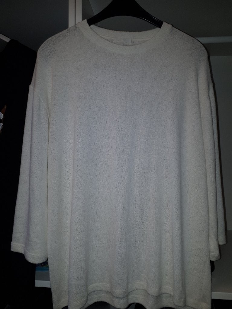 ZARA dun truitje L/XL, Ophalen of Verzenden, Zo goed als nieuw, Maat 46/48 (XL) of groter, Wit