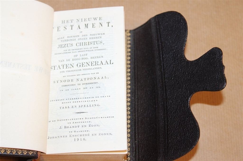 Het Nieuwe Testament — Statenvertaling Miniatuur Antiek 1918, Ophalen of Verzenden