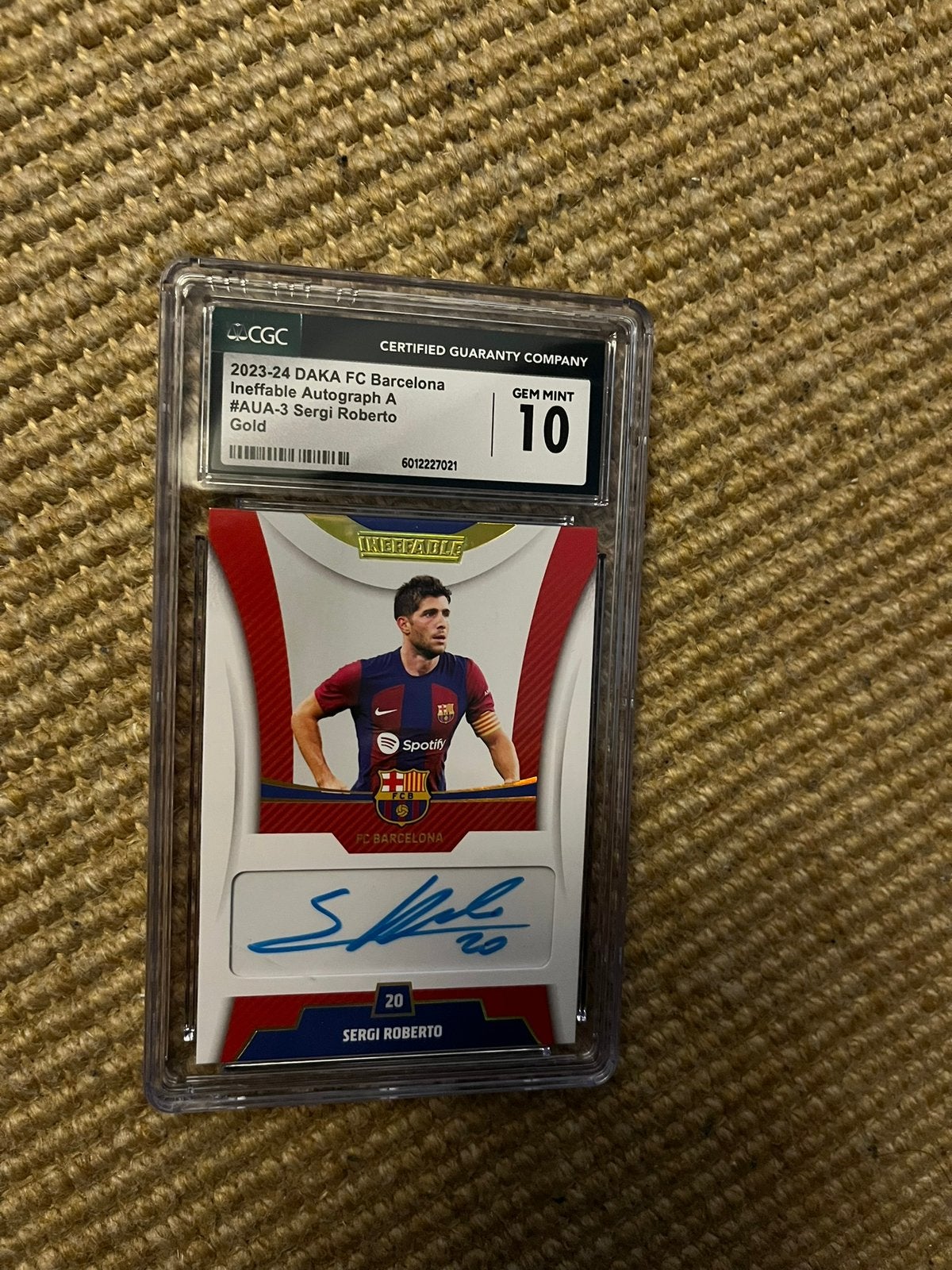 DAKA Sergi Roberto 08/10, Ophalen, Zo goed als nieuw, Losse kaart