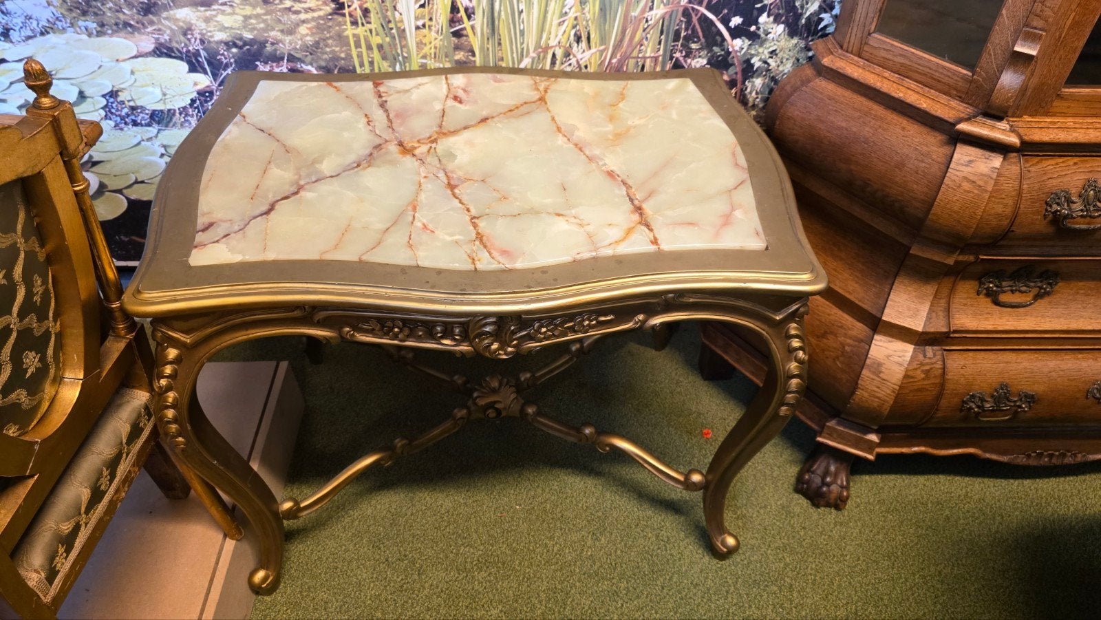 Franse Louise  XVI tafel maar met blad, Antiek en Kunst, Ophalen