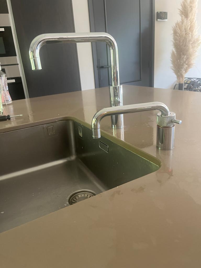 Quooker Combi+ inclusief kranen, Ophalen, Zilver, Metaal, Overige merken