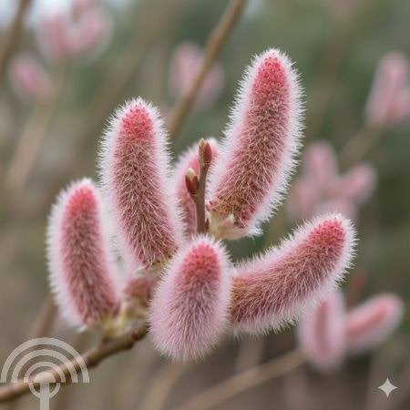 Salix gracilistyla 'Mt. Aso' Rose Katjeswilg Vlinders Bijen, Tuin en Terras, Planten | Tuinplanten, Vaste plant, Overige soorten