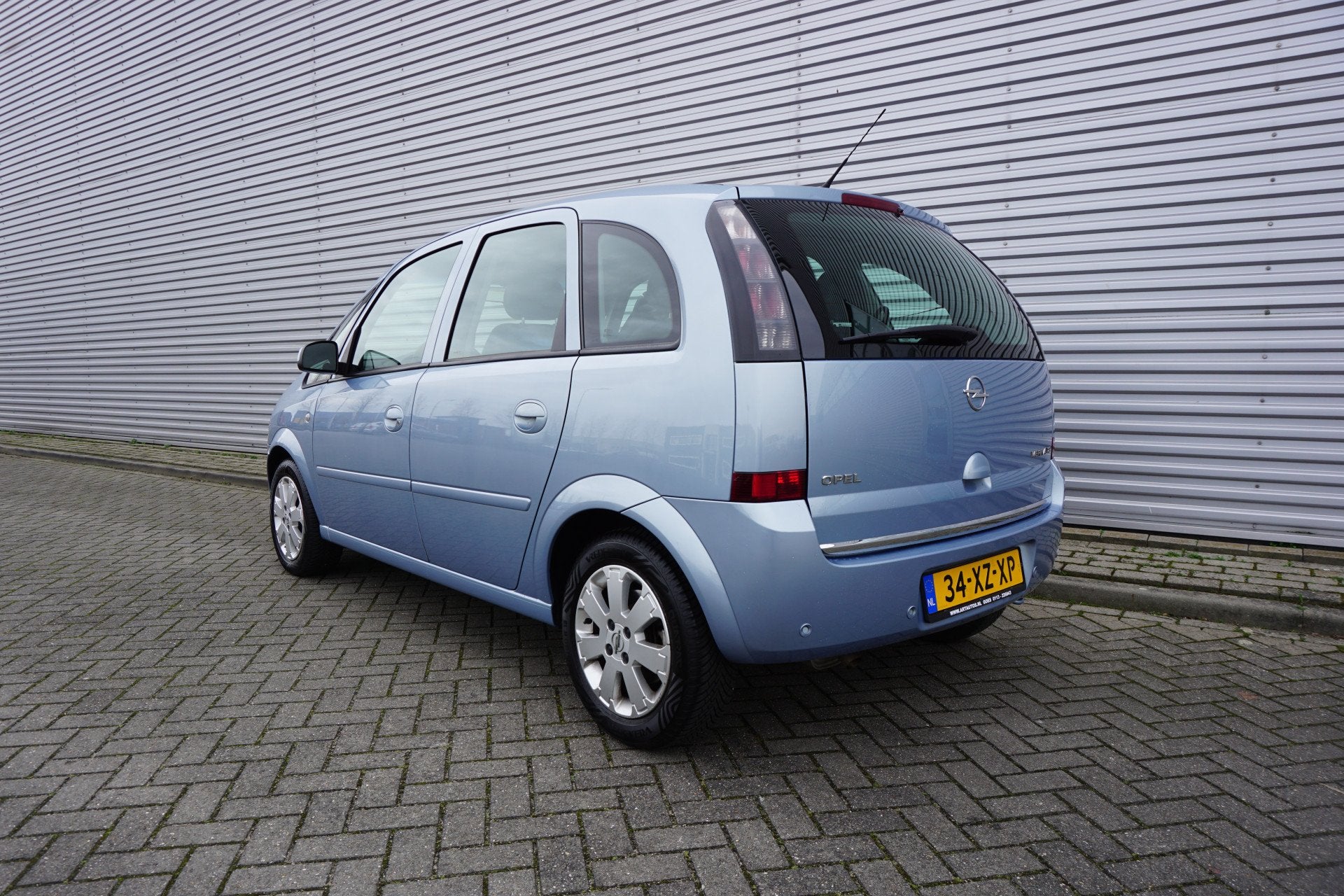 Opel Meriva 1.8-16V Temptation Climate / Elektr. ramen / Par, Auto's, Stof, 4 cilinders, Blauw, 1796 cc