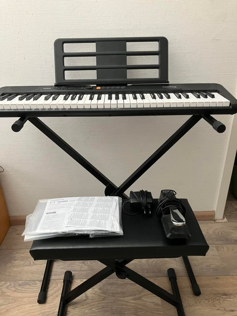 Keyboard Casio CT-S200bk, Ophalen, Zo goed als nieuw, 61 toetsen, Casio