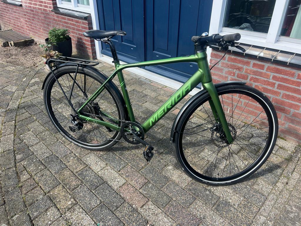 Merida eSPEEDER 400 E-bike - Zo goed als nieuw, Zo goed als nieuw, 51 tot 55 cm, 30 tot 50 km per accu, Ophalen