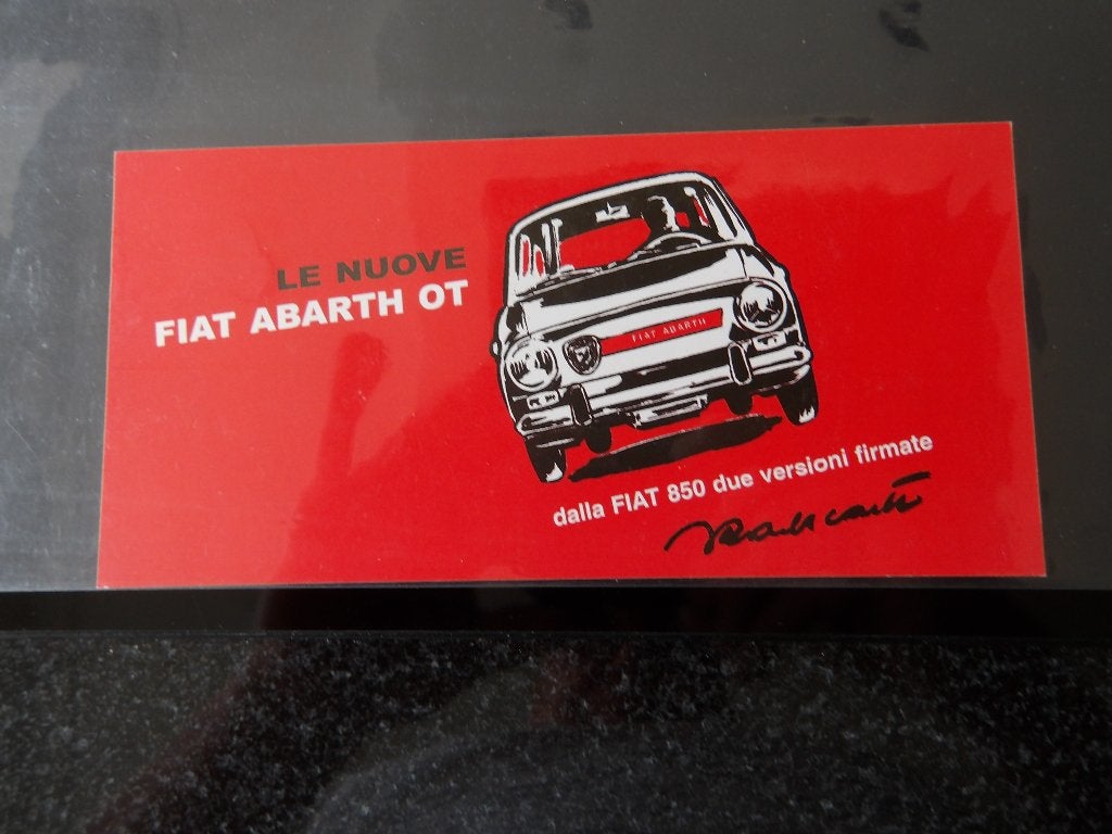 Fiat Abarth OT 850/135, 850/150 & 1000 Brochure, Abarth, Ophalen of Verzenden, Zo goed als nieuw, Overige merken