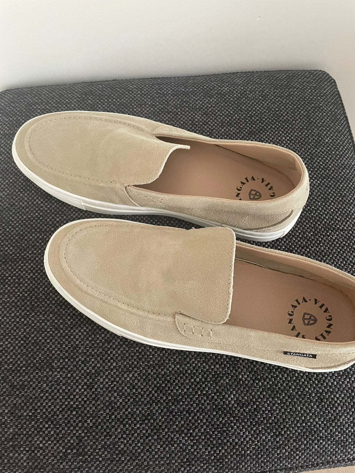 Mooie Heren loafers, Kleding | Dames, Ophalen, Zo goed als nieuw, Blauw, Instappers
