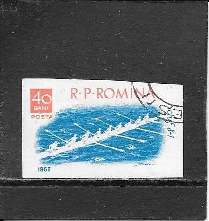 Roemenië roeien, Postzegels en Munten, Ophalen of Verzenden, Overige landen, Gestempeld