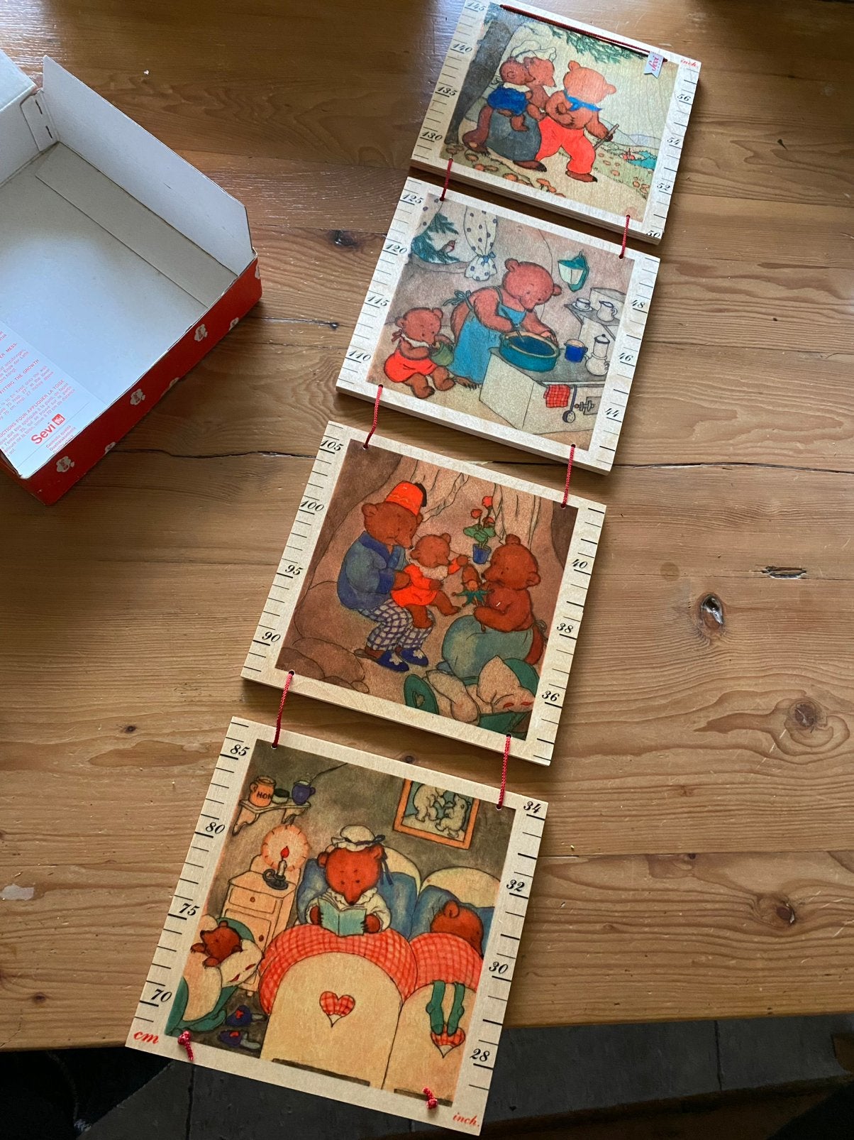 Sevi houten groeimeter - Nieuw in verpakking, Ophalen of Verzenden, Nieuw, Wanddecoratie