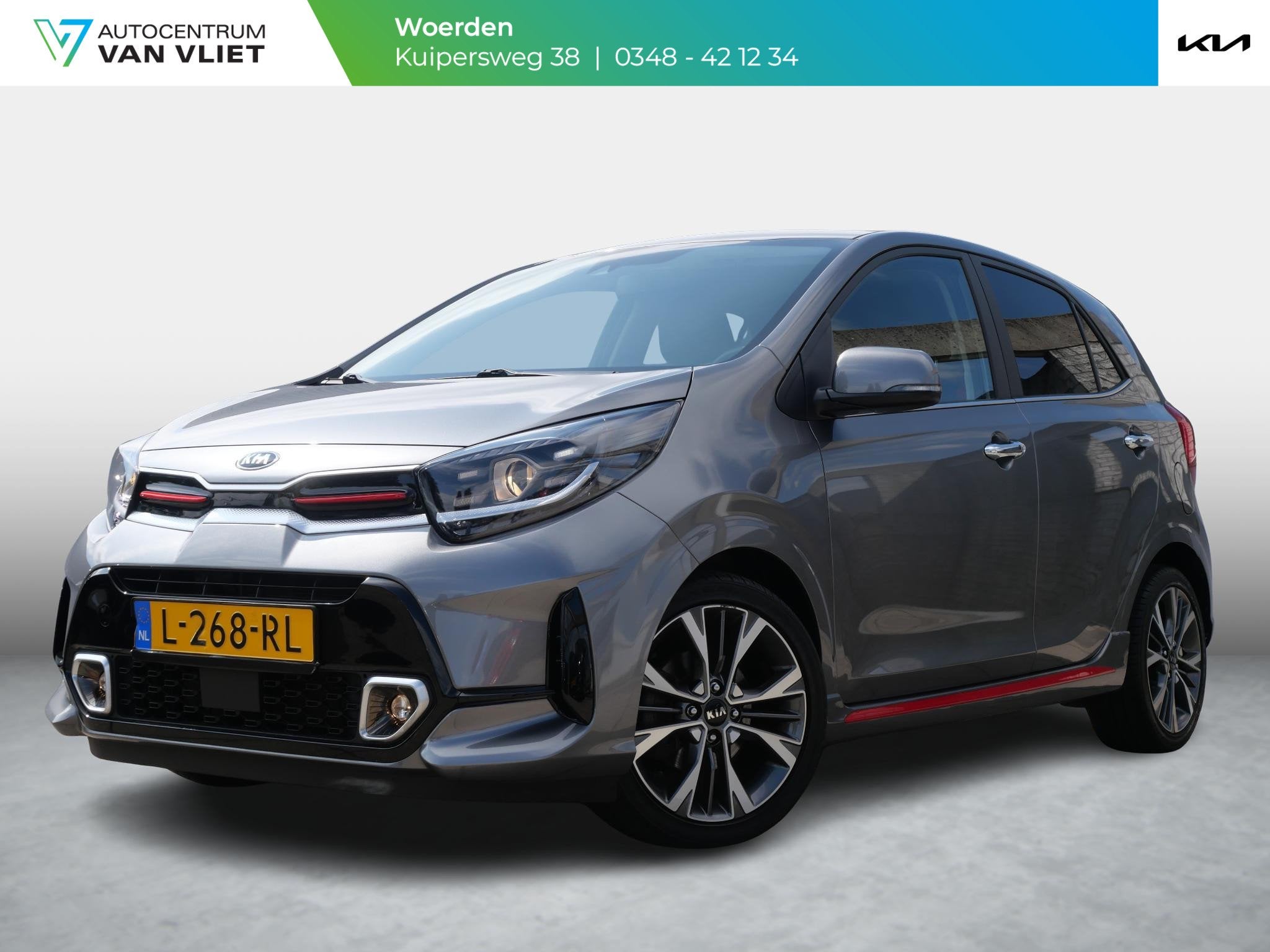 Kia Picanto 1.0 T-GDi GT-Line 5p | 100PK | Stoel/Stuur verwa, Voorwielaandrijving, 12 maanden, 101 pk, Gebruikt