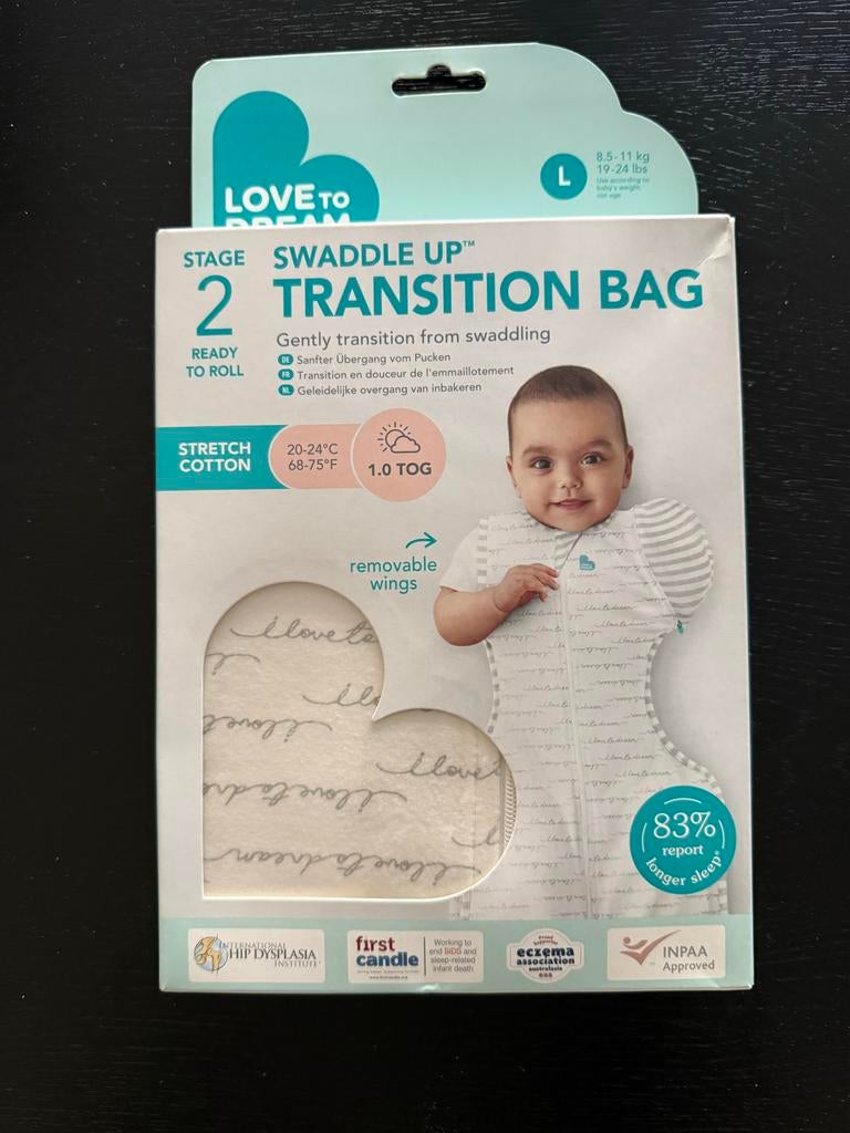 Love to Dream Overgang Slaapzak Maat L - Nieuw, Kinderen en Baby's, Dekens, Slaapzakjes en Inbakerproducten, Ophalen of Verzenden