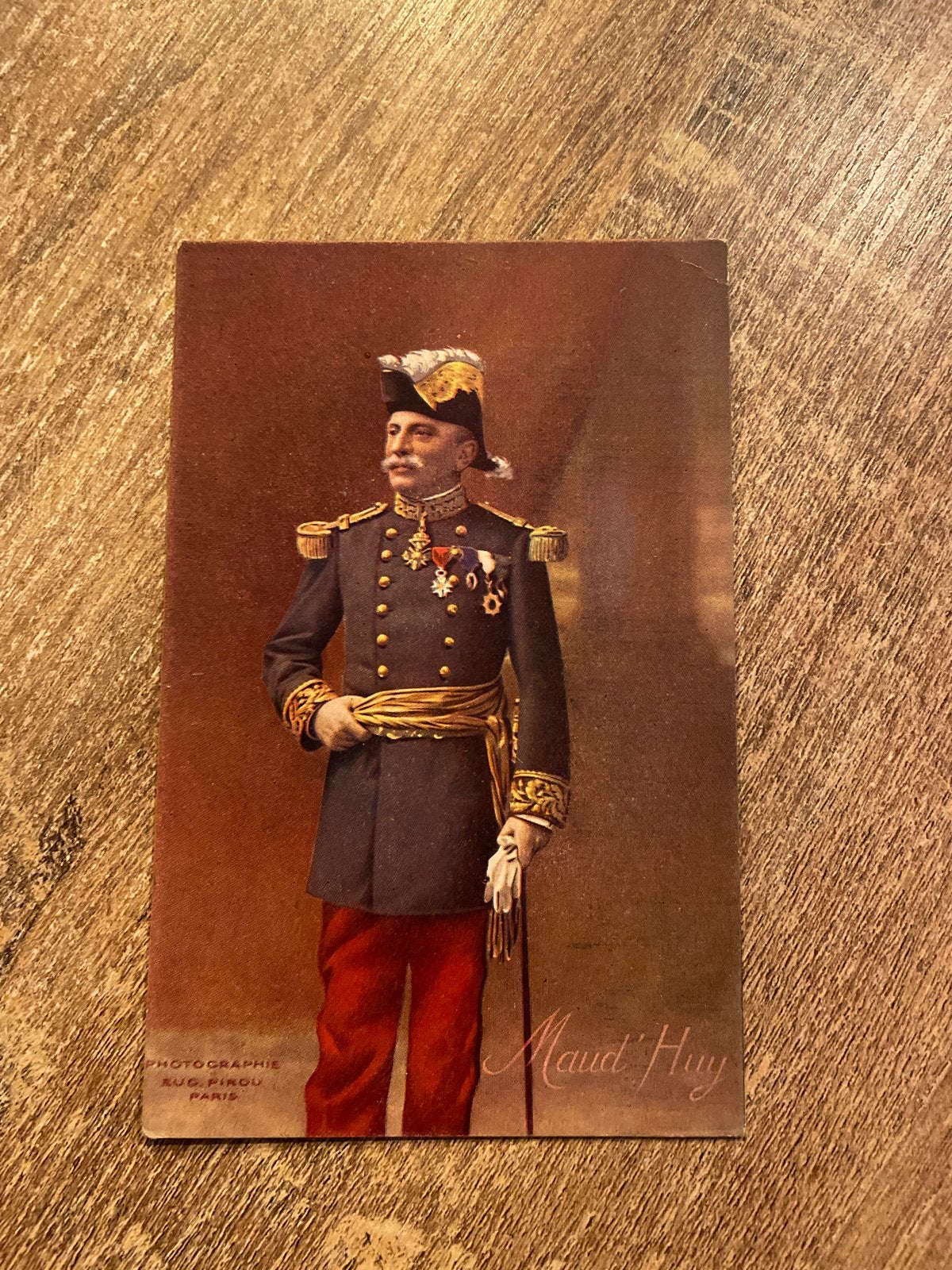 Oude Franse Ansichtkaart - Officier in Uniform (voor 1920), Verzamelen, Ophalen of Verzenden, Ongelopen, Frankrijk