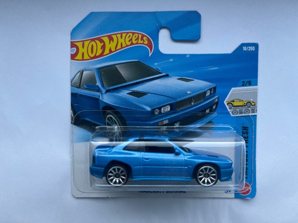 Hot Wheels Maserati Shamal blauw nieuw in doos 20260816-7, Ophalen of Verzenden, Nieuw