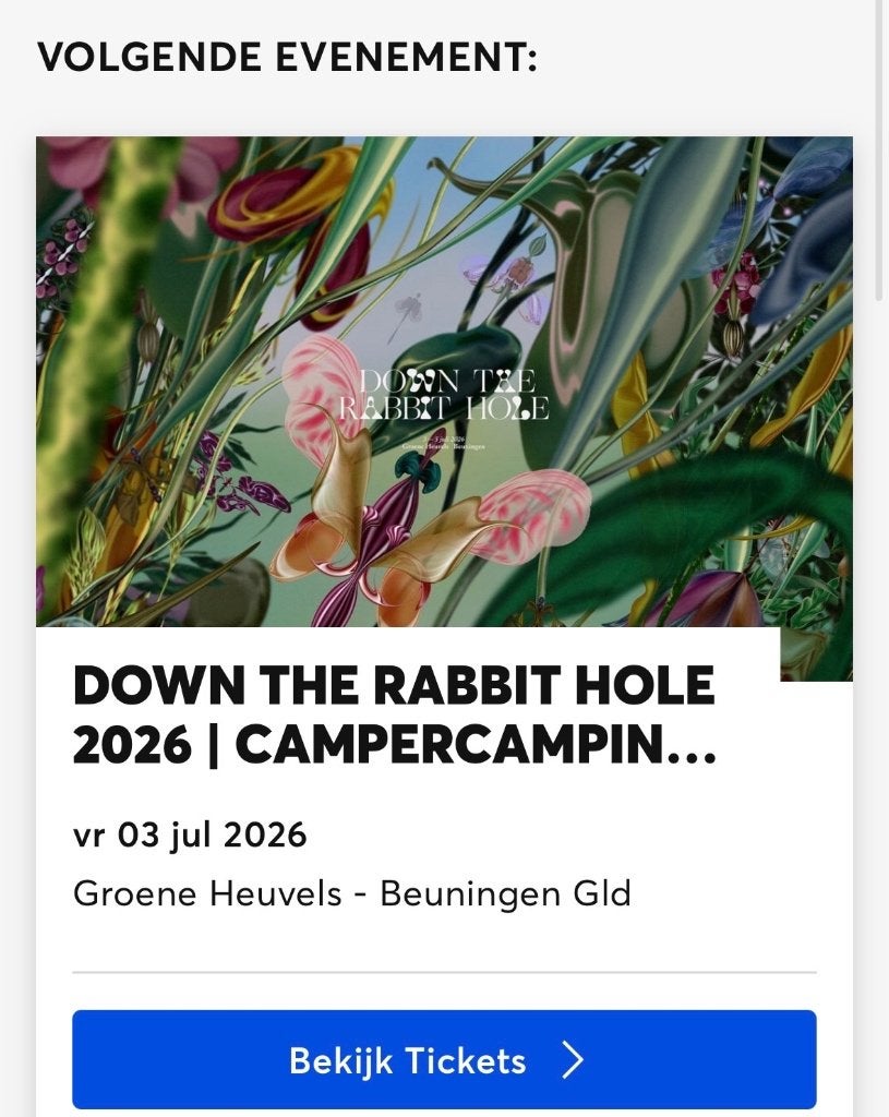 Down the Rabbit Hole Camperplek., Twee personen, Meerdaags