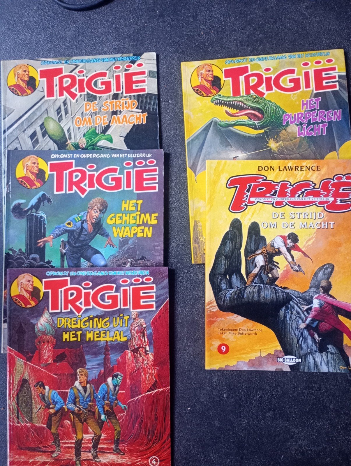Trigie stripboeken - Diverse delen, Meerdere stripboeken, Ophalen, Gelezen