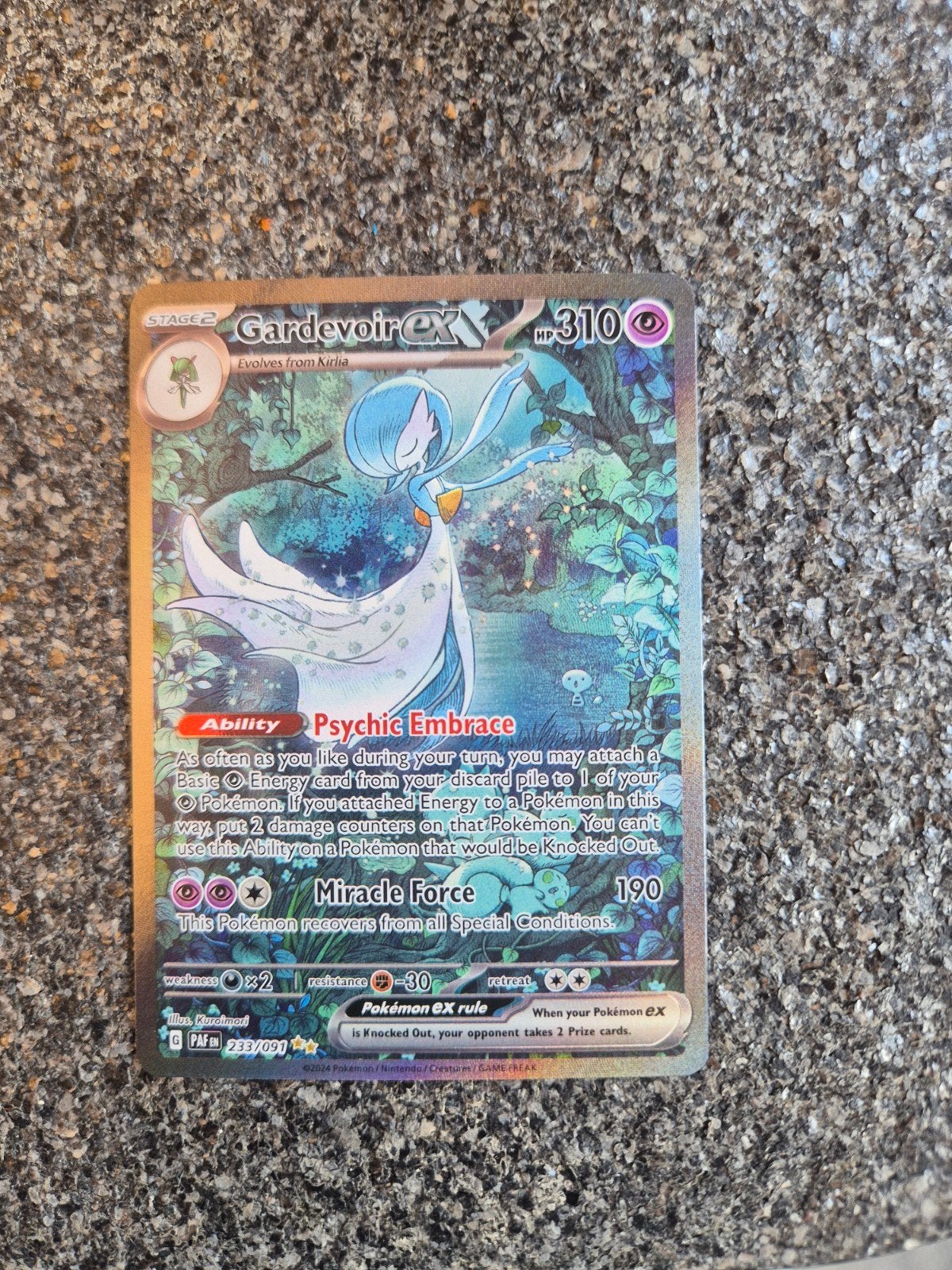 Gardevoir ex full art, Ophalen of Verzenden