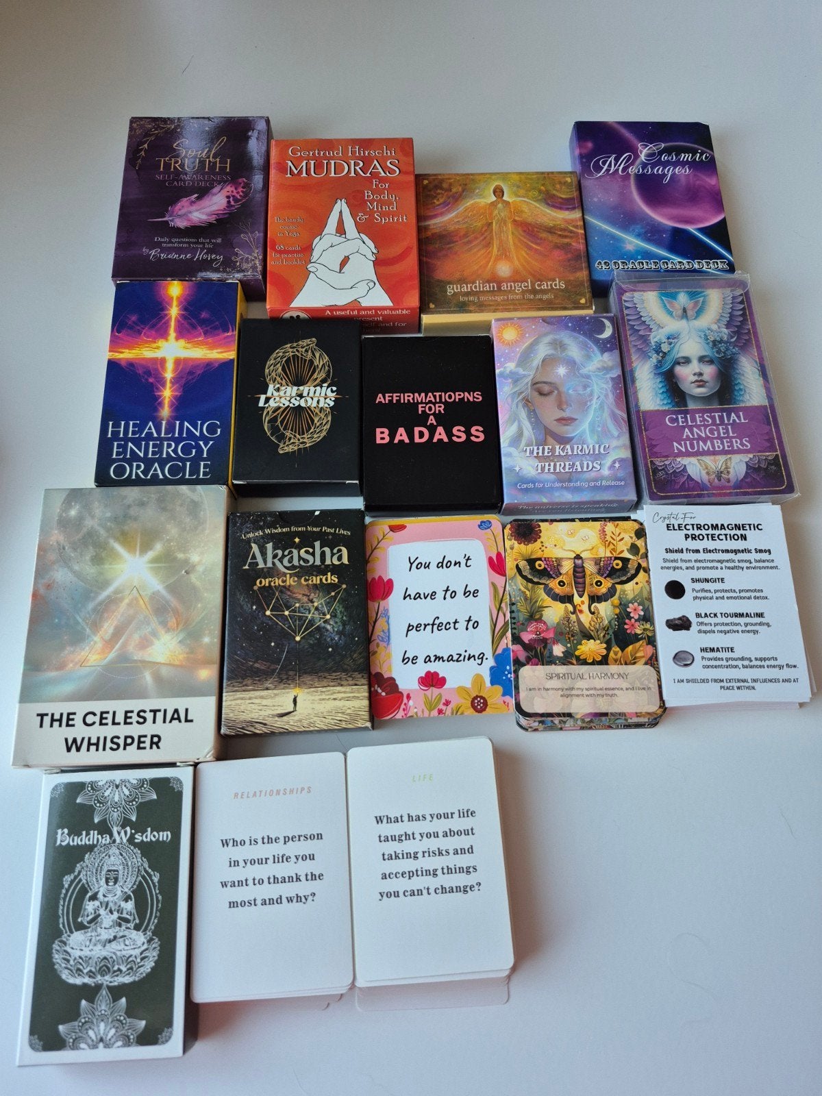 Grote collectie orakelkaarten zo goed als nieuw, Boeken, Ophalen, Zo goed als nieuw, Tarot of Kaarten leggen, Overige typen