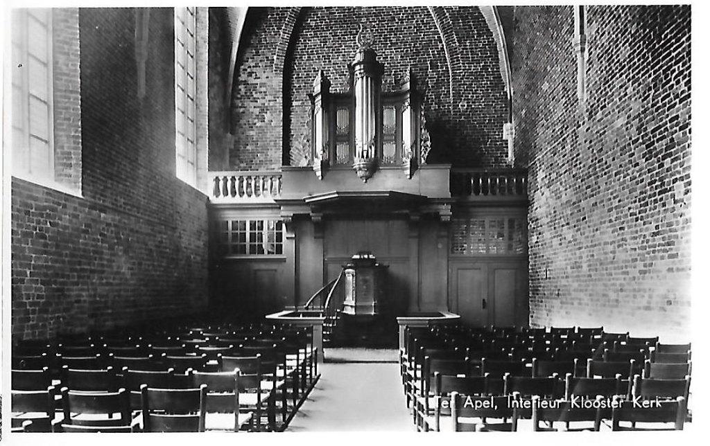 Ter Apel interieur klooster Oude Ansichtkaart ( 5011), Ophalen of Verzenden, 1960 tot 1980, Gelopen, Groningen