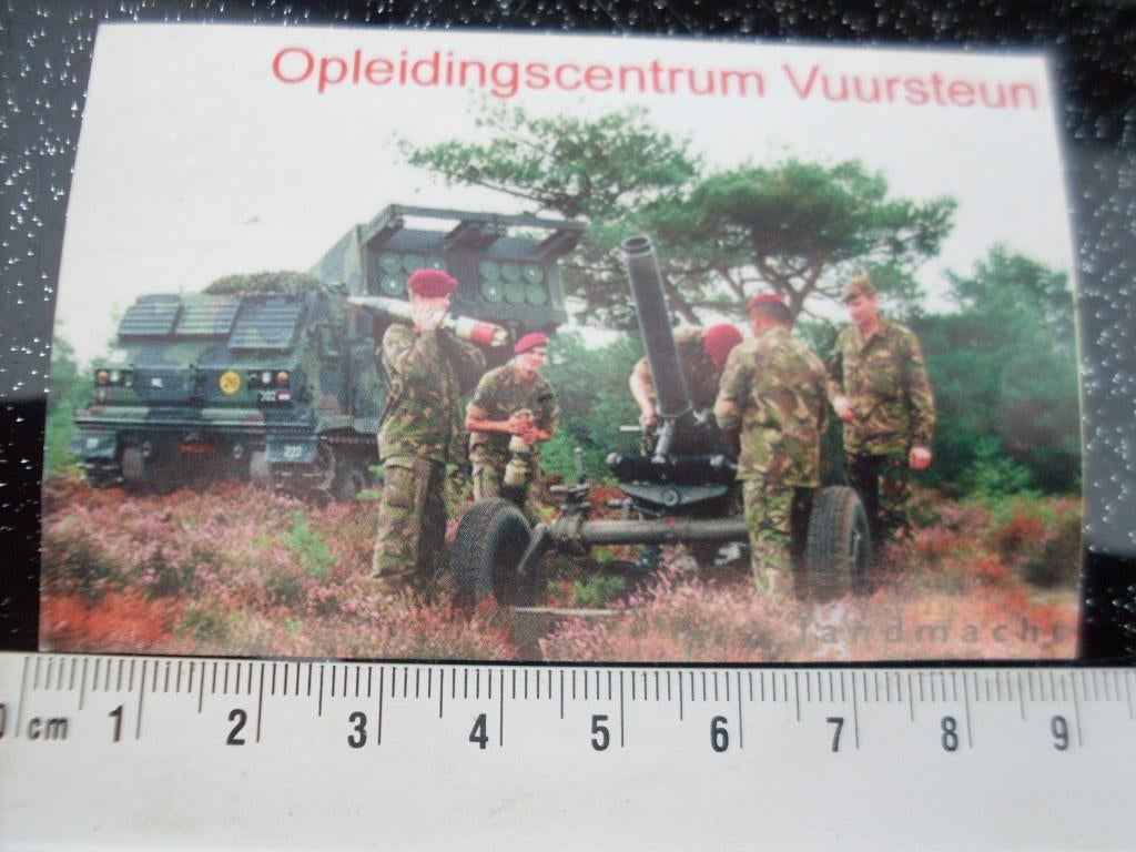 sticker opleidingscentrum vuursteun KL, Verzenden, Zo goed als nieuw, Bedrijf of Vereniging