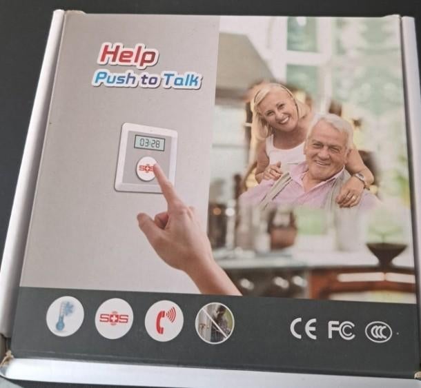 Help Push to Talk SOS Alarm Systeem voor Ouderen, Ophalen of Verzenden, Zo goed als nieuw