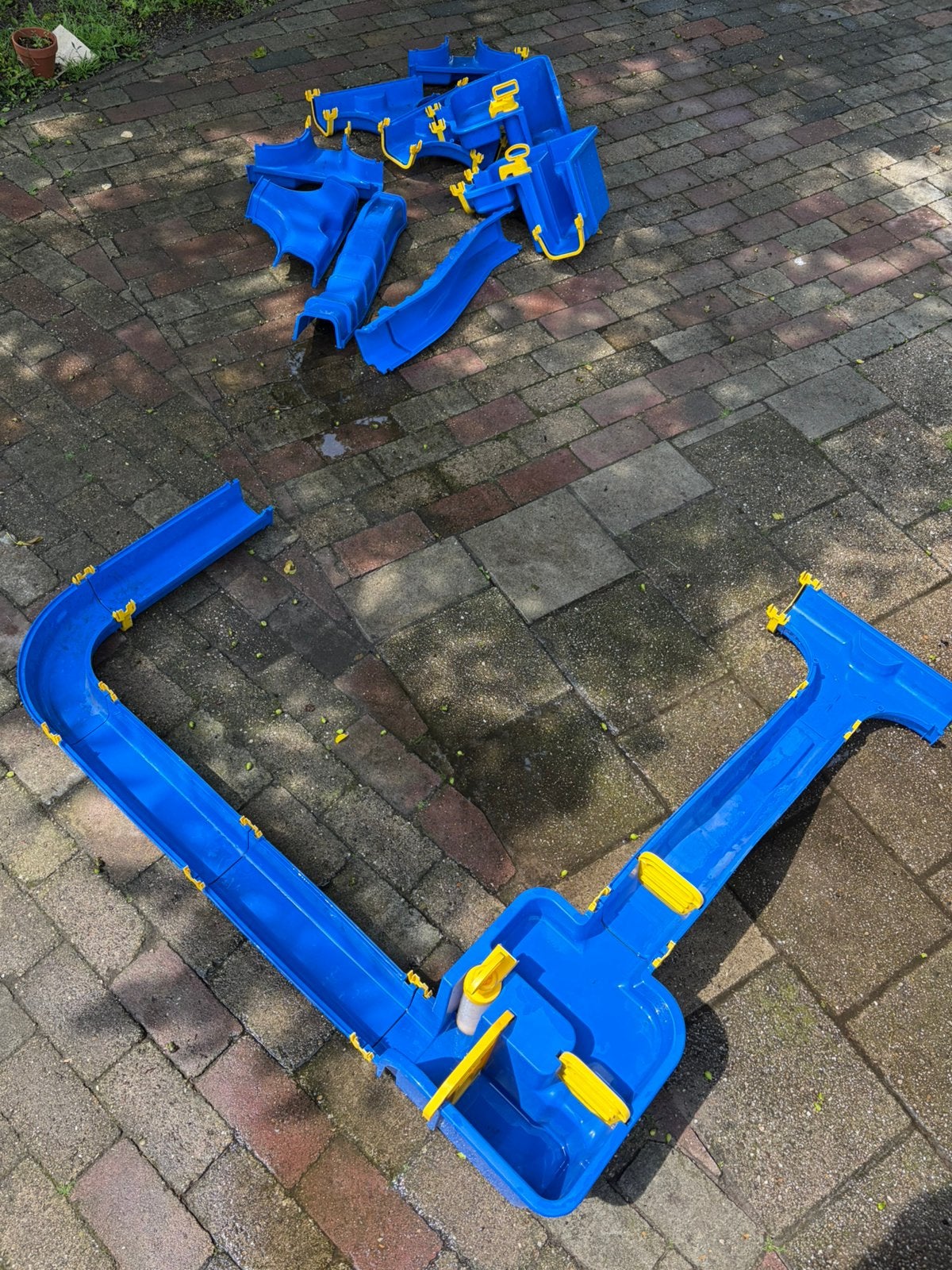 Grote Aqua Waterplay set met 12 bochten en 3 sluizen, Ophalen, Gebruikt