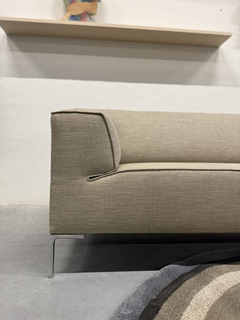 Nieuw Design on Stock Bloq Bank 2,5 zits Senna Grey stof 207, Gompenstraat 15, 75 tot 100 cm, Ophalen of Verzenden, Rechte bank