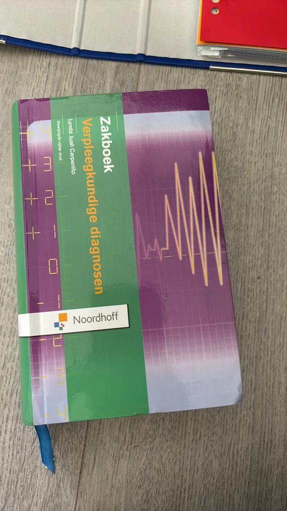 Zakboek verpleegkundige diagnose, Ophalen of Verzenden, Beta, Gelezen, MBO