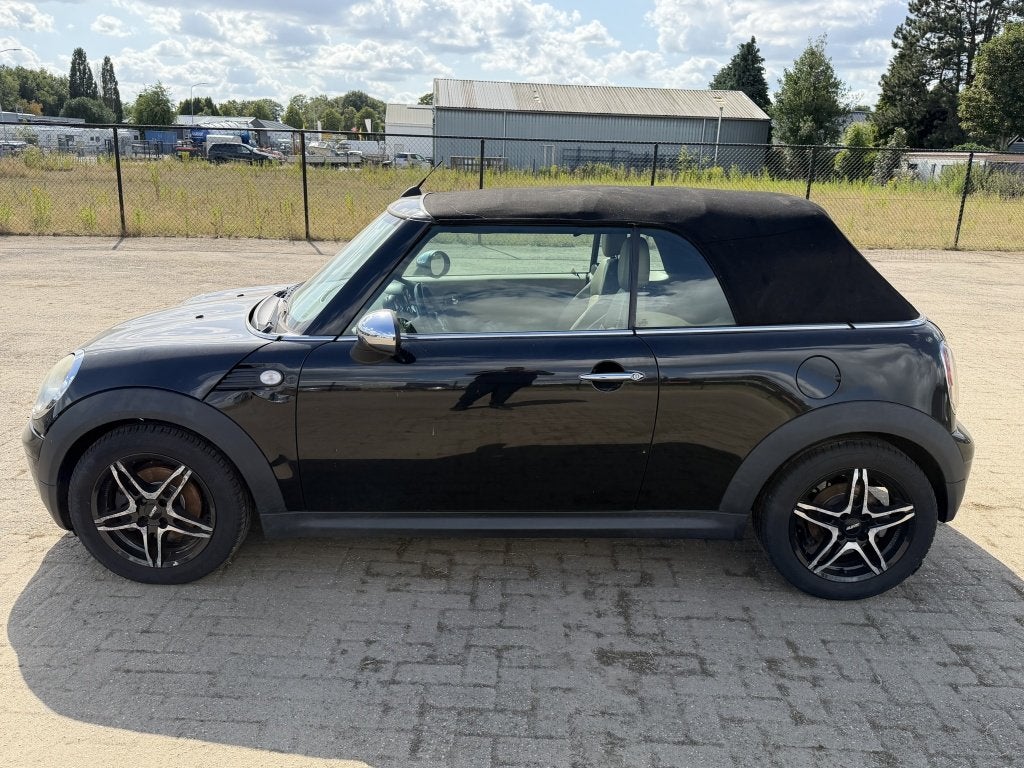 MINI Cabrio 1.6 Cooper Chili| 2009| LEER| CLIMA| MOTOR STUK, Auto's, Mini, 1140 kg, Gebruikt, Beige, 4 cilinders