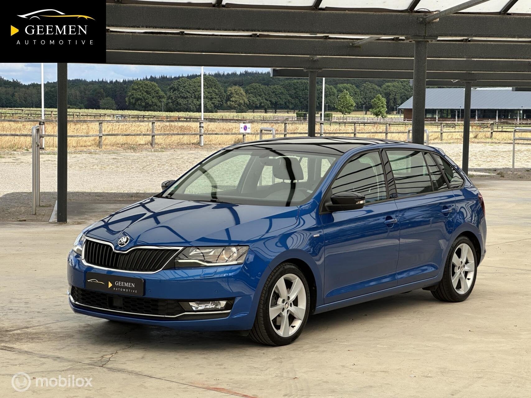 Skoda Rapid Spaceback 1.4 TSI Clever DSG/CARPLAY/1EIG/DEALER, Auto's, Skoda, Dealer onderhouden, Gebruikt, Blauw, Bedrijf
