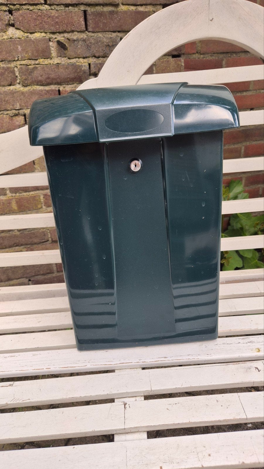 Ptt brievenbus met sleutel, Tuin en Terras, Brievenbussen, Ophalen of Verzenden, Zo goed als nieuw, Kunststof, Wandbrievenbus