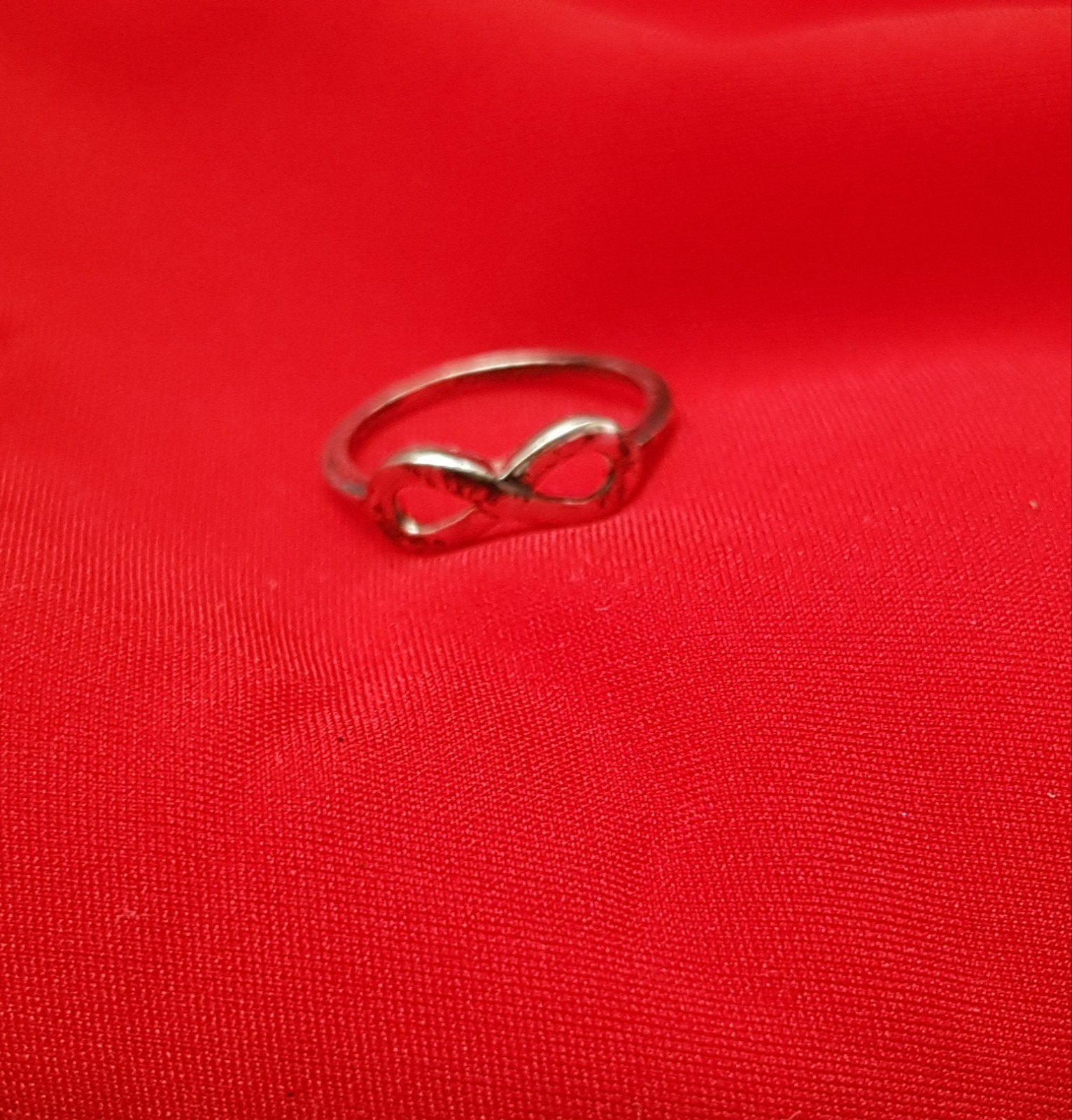 Ring infinity zilver ringen oneindig symbool sieraden, Sieraden, Tassen en Uiterlijk, Ringen, Verzenden, Kleiner dan 17, Dame