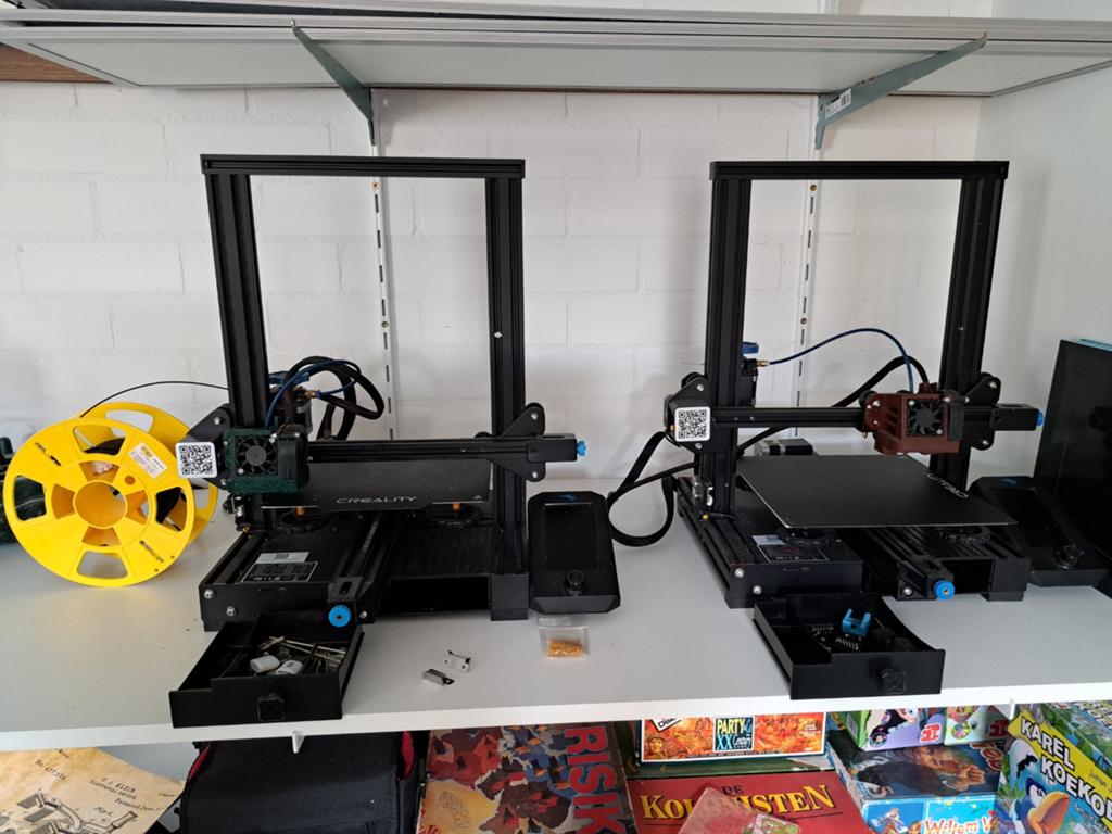 2 x Creality Ender v2 + onderdelen, Ophalen