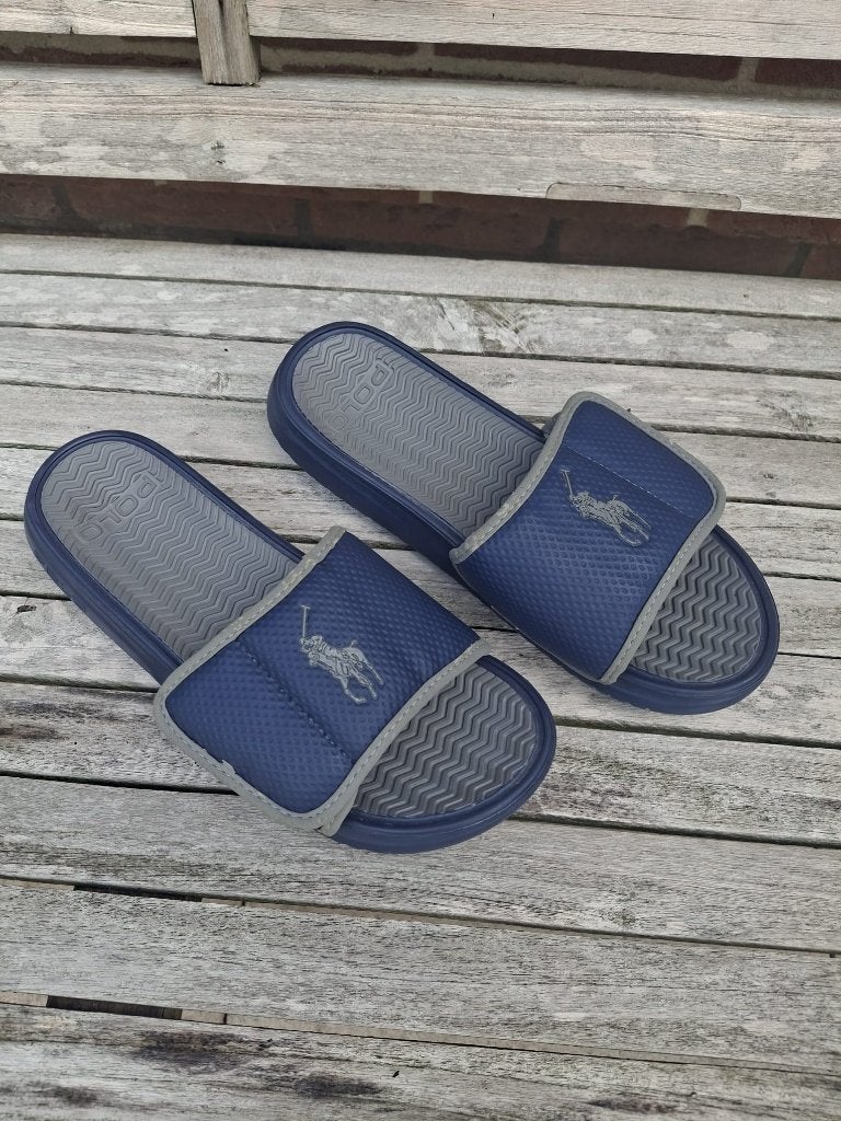 Badslippers Ralph Lauren polo maat 41, Slippers, Ralph Lauren Polo, Blauw, Ophalen of Verzenden