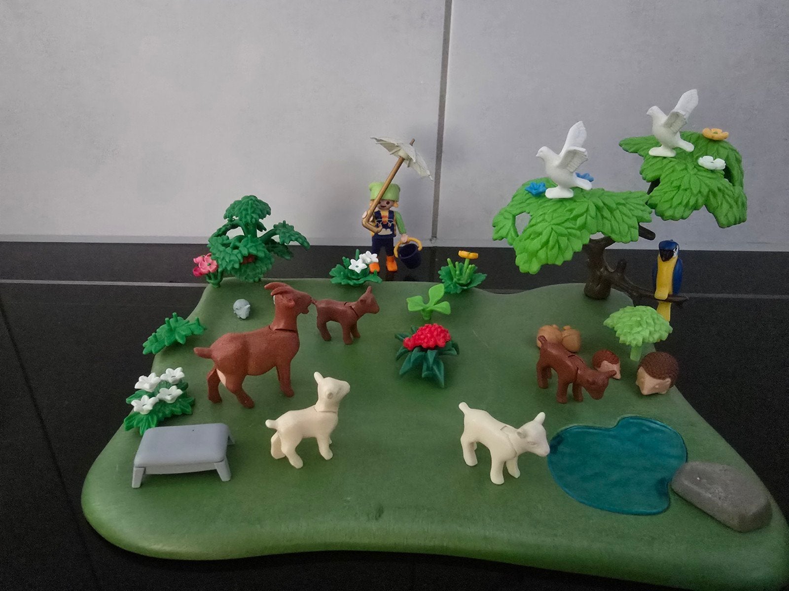 Playmobil Dierenweide met Geiten en Accessoires, Ophalen of Verzenden, Gebruikt, Jongen of Meisje