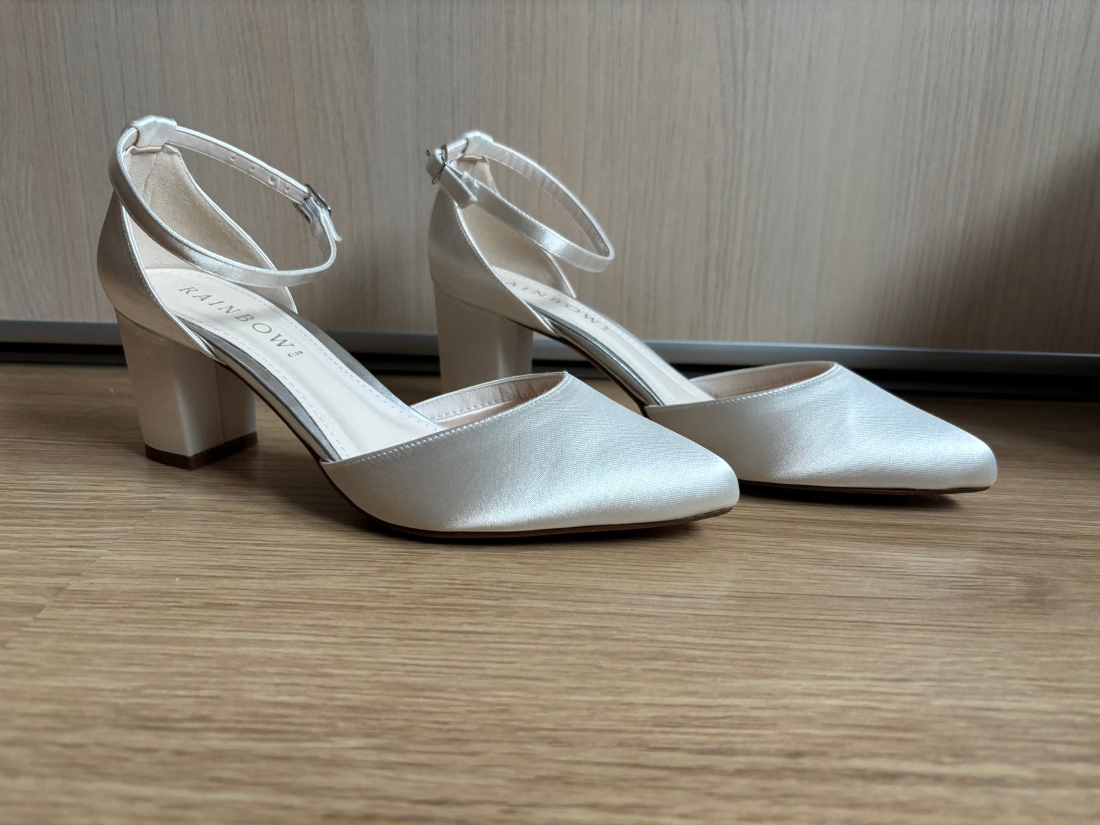 Trouwschoenen - Rainbow Club Charlot Ivory Satijn, Ophalen, Nieuw, Overige kleuren