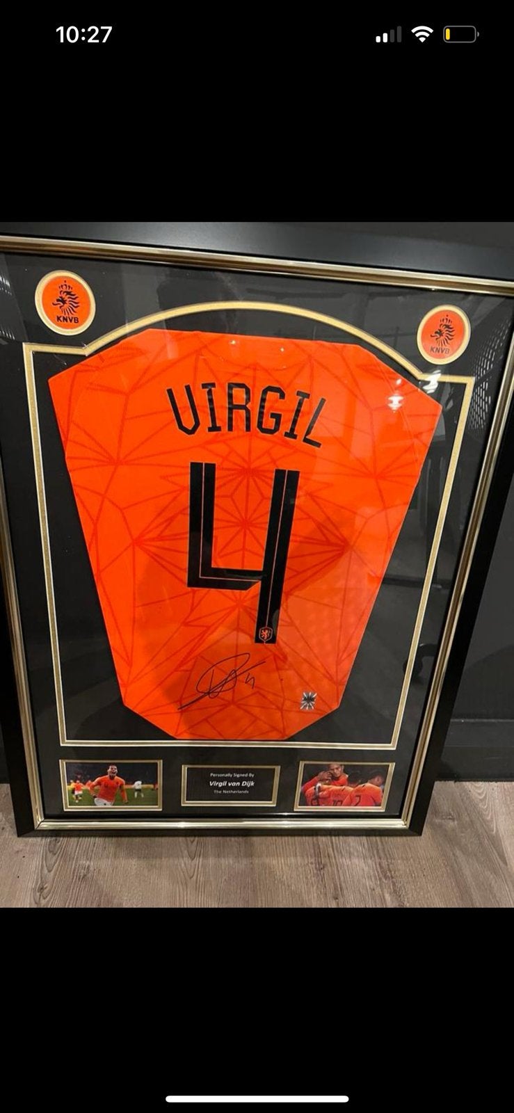 Gesigneerd Voetbalshirt Virgil van Dijk, Ophalen of Verzenden, Zo goed als nieuw, Buitenlandse clubs, Shirt