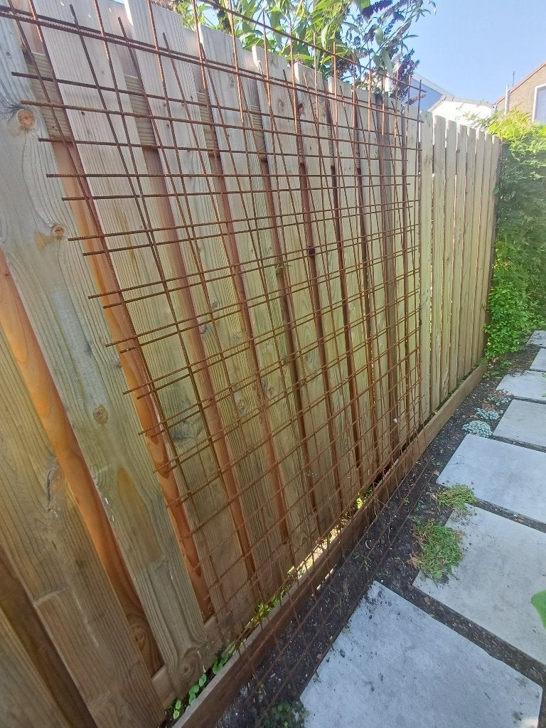 Stukken betongaas, Tuin en Terras, Gaas en Draad, Ophalen, Zo goed als nieuw, Minder dan 10 meter, Raster