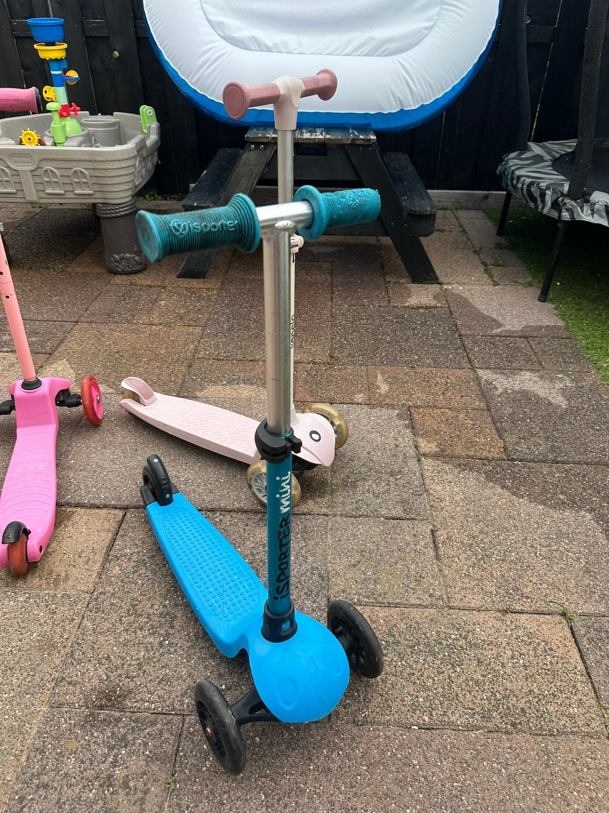 iScooter Mini Kinderstep – Blauw – Gebruikt, Ophalen, Gebruikt, Gewone step
